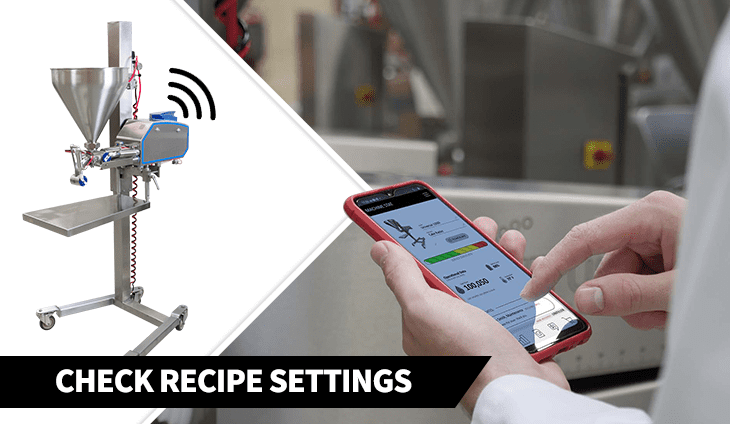 RECIPE Quickly Access Recipe Settings Mid-Deposit